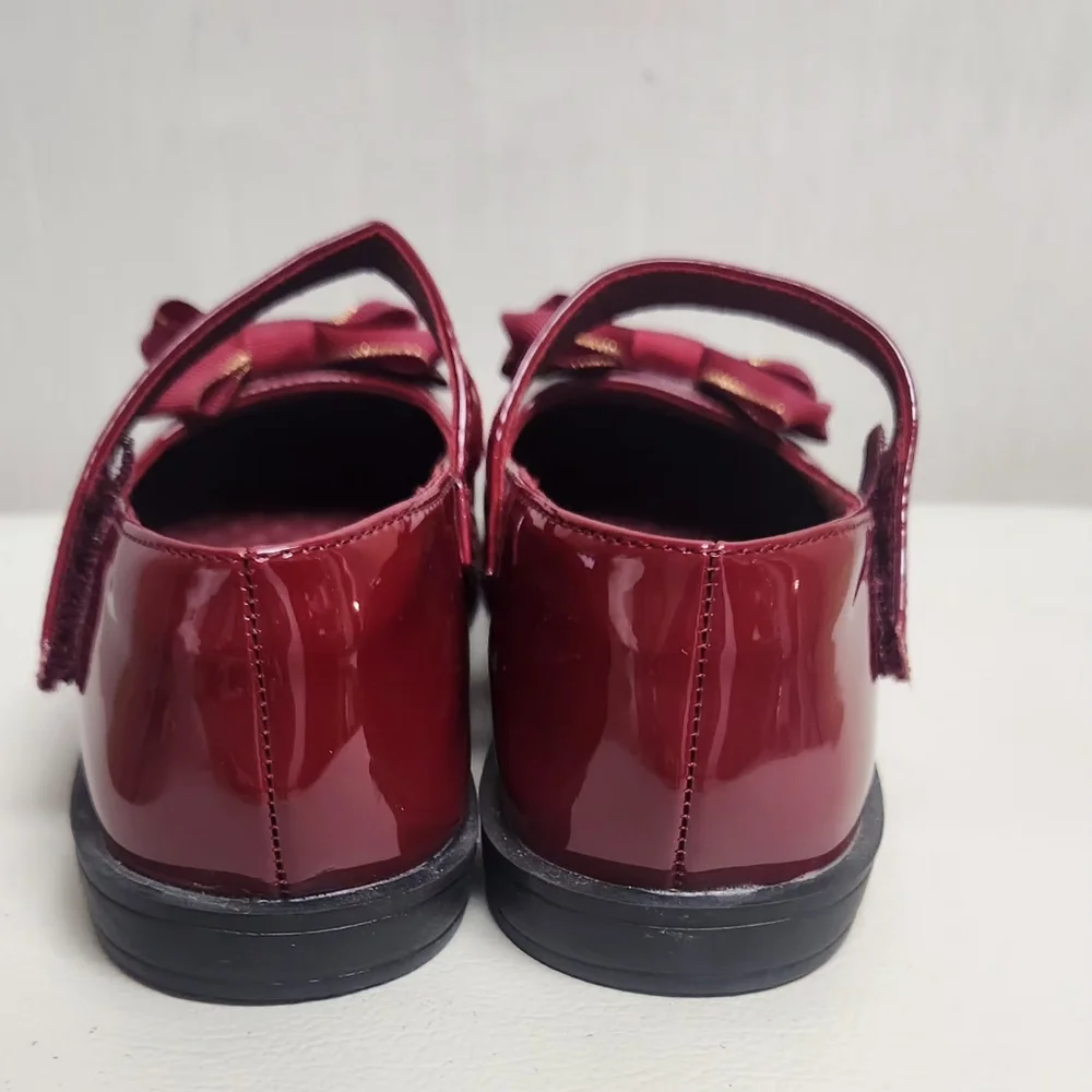 Kids Red Bow Shoes